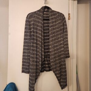 Active USA Black and Gray Women's Cardigan